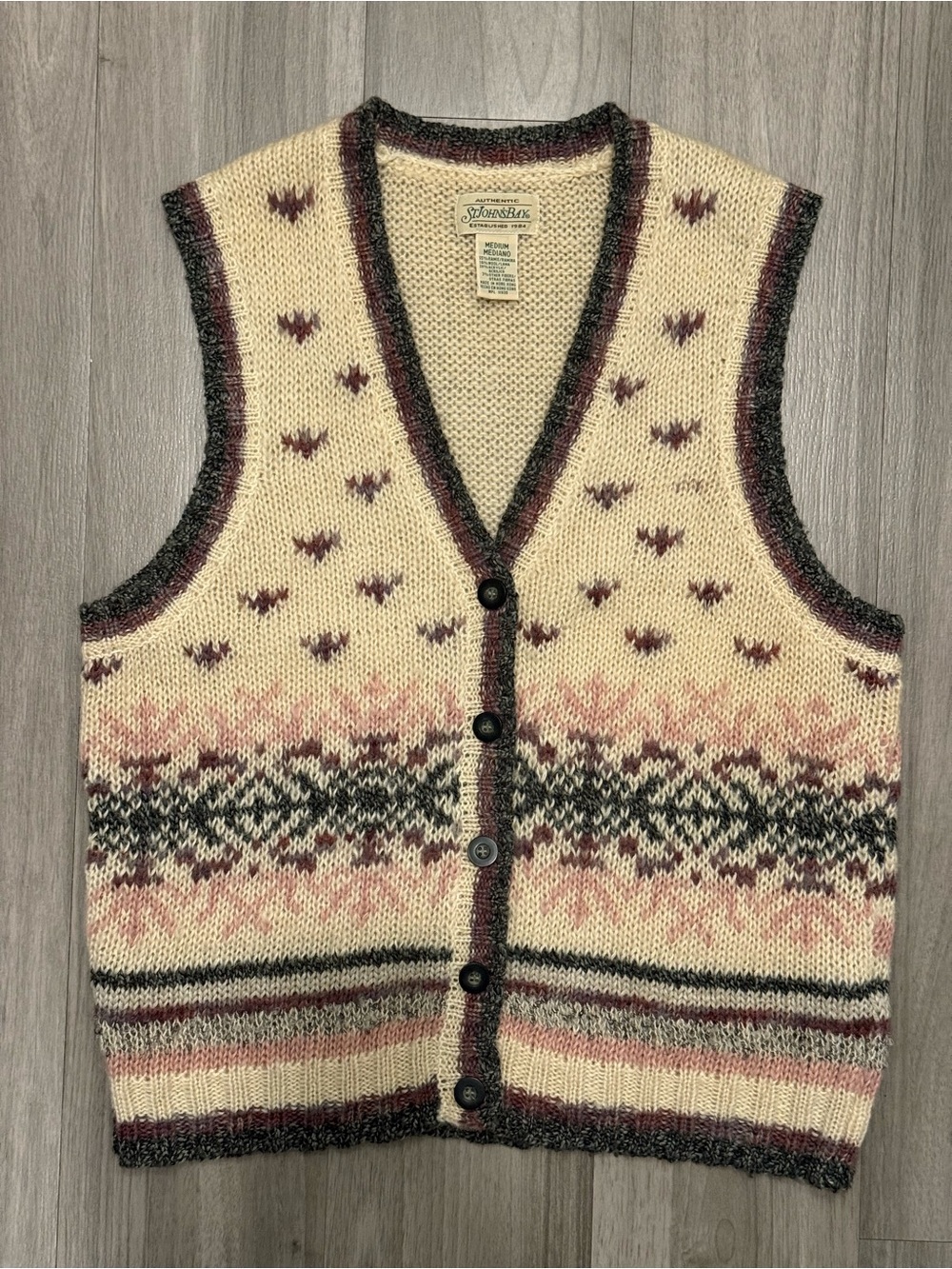 Vintage St. John’s Bay Sweater Vest / Medium